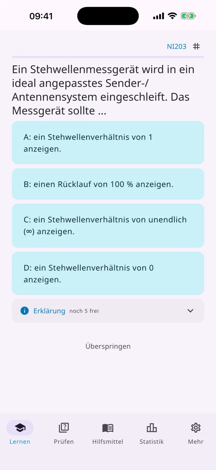 Learning a question
